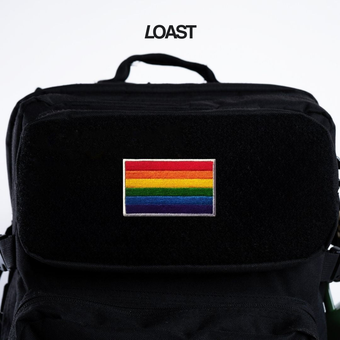 PATCH CON BANDIERA ARCOBALENO