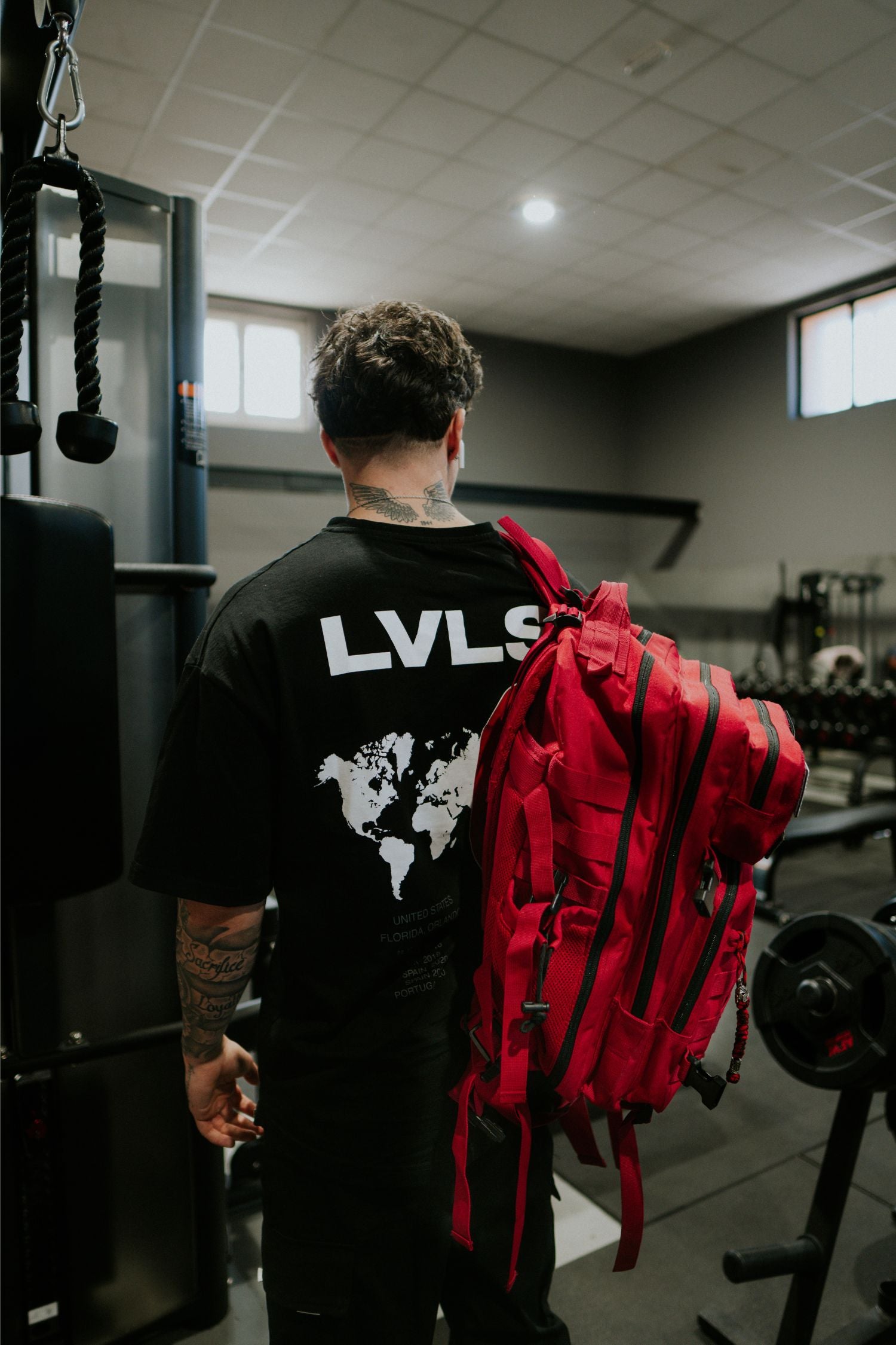 LOAST TRAVEL BACKPACK 50L - RED