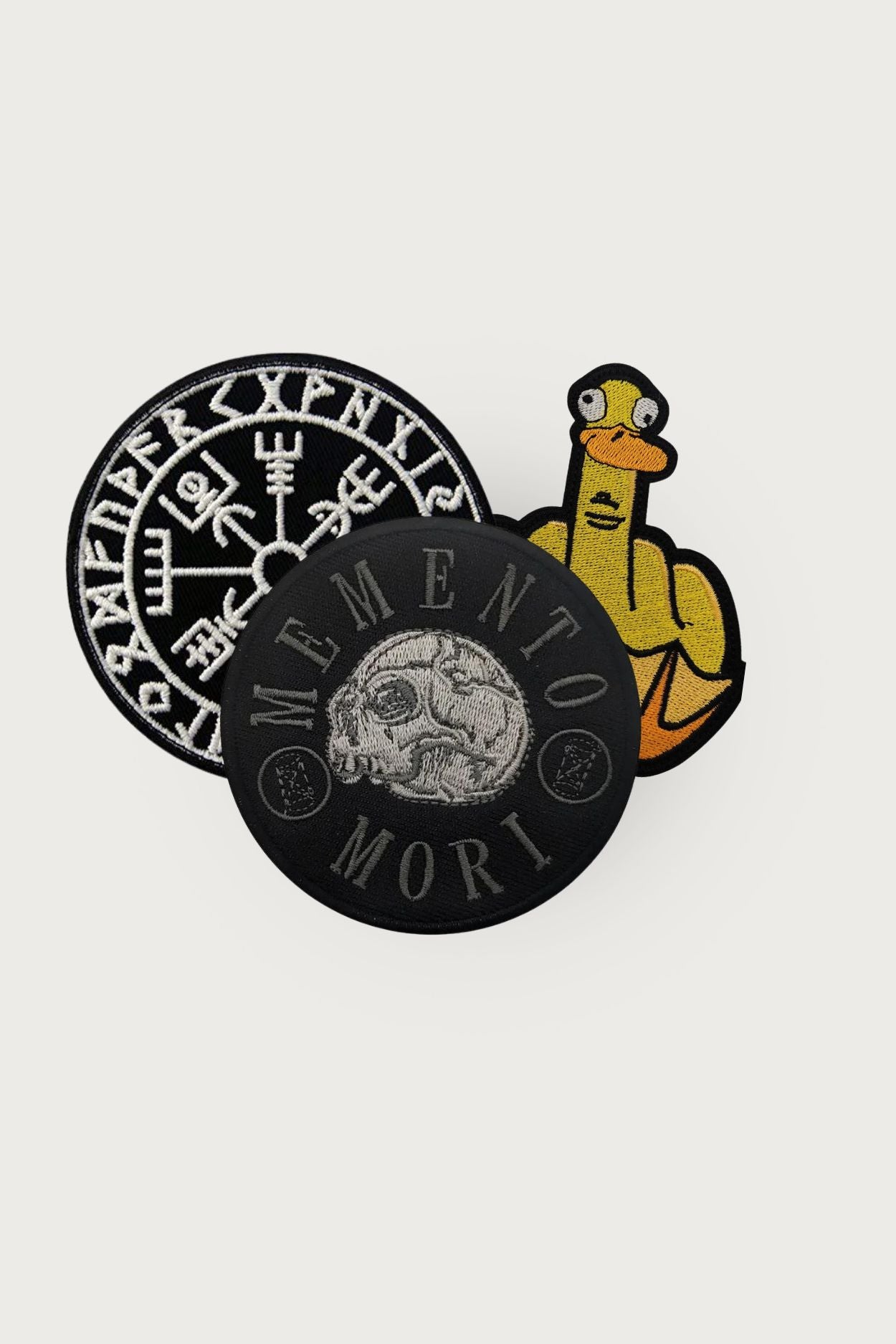 PARCHE REDONDEADO MEMENTO MORI