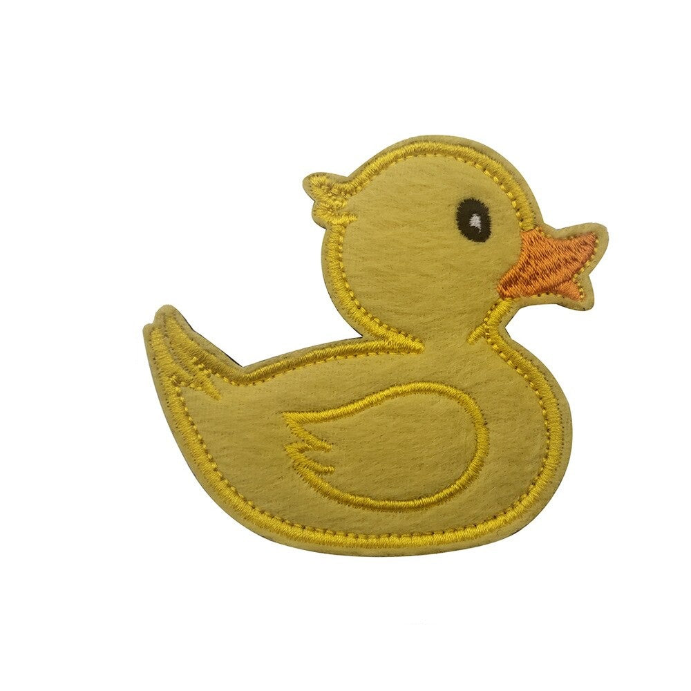 YELLOW DUCK CARTOON PATCH