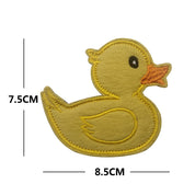 YELLOW DUCK CARTOON PATCH