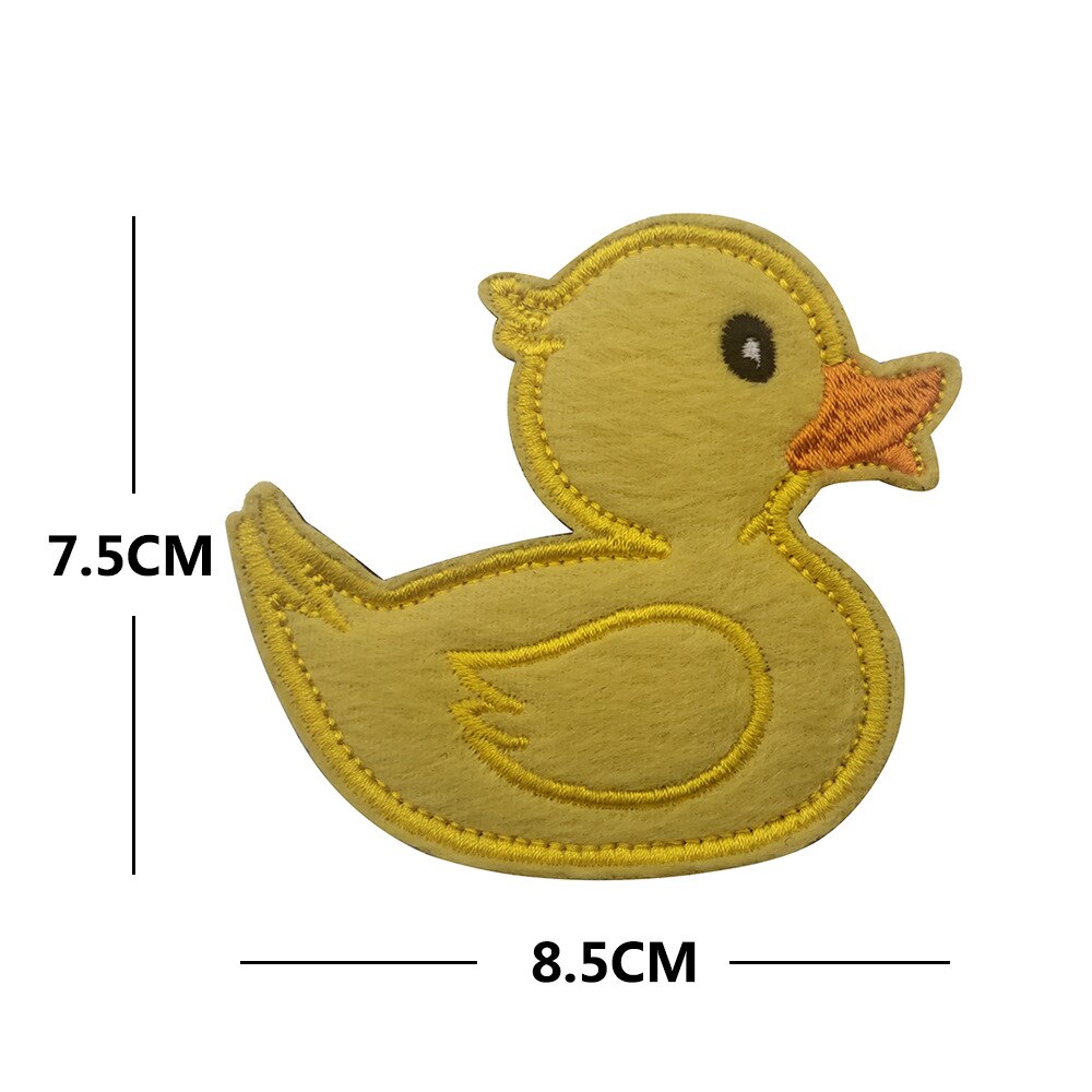 YELLOW DUCK CARTOON PATCH