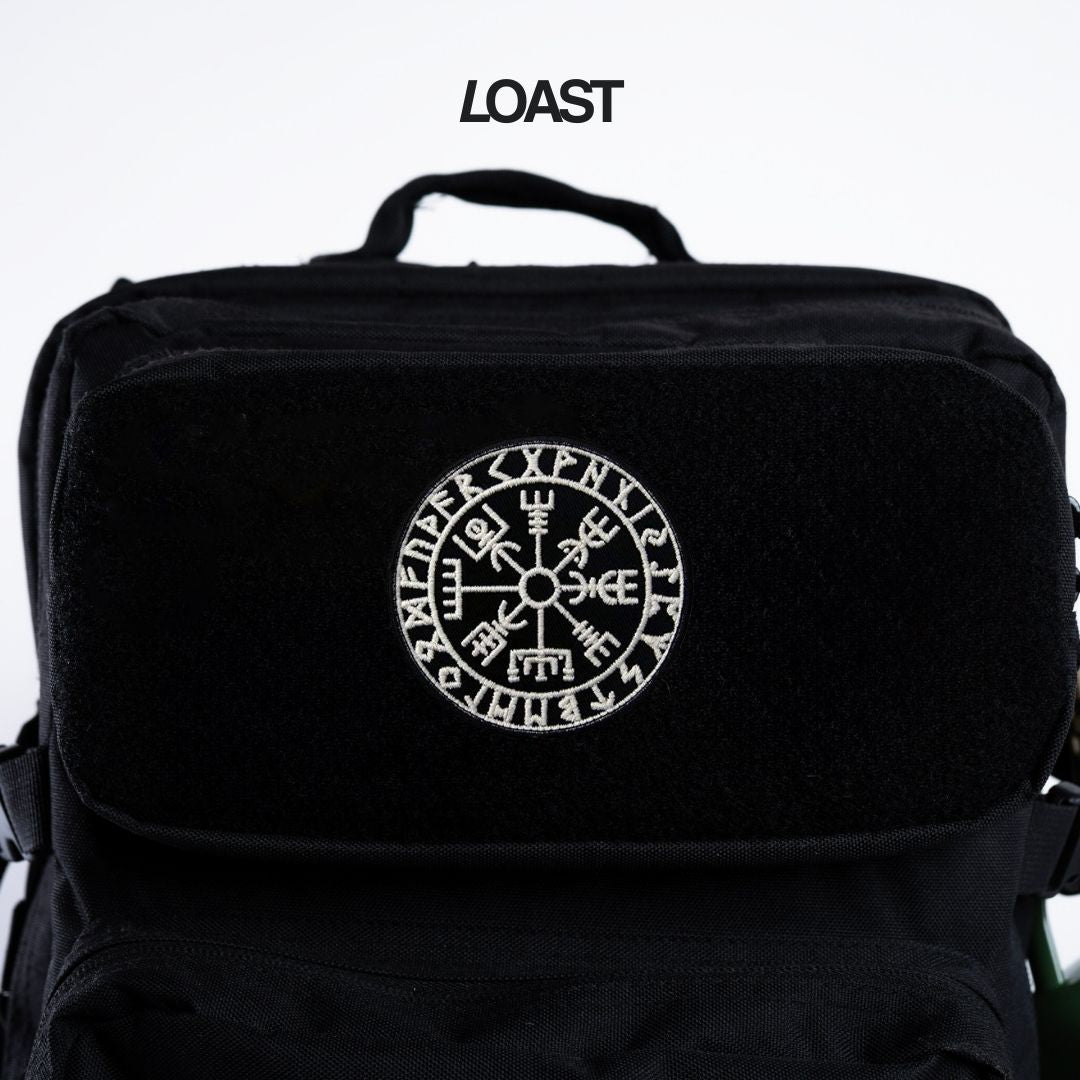 PARCHE DE RUNAS DE BRÚJULA VIKINGA