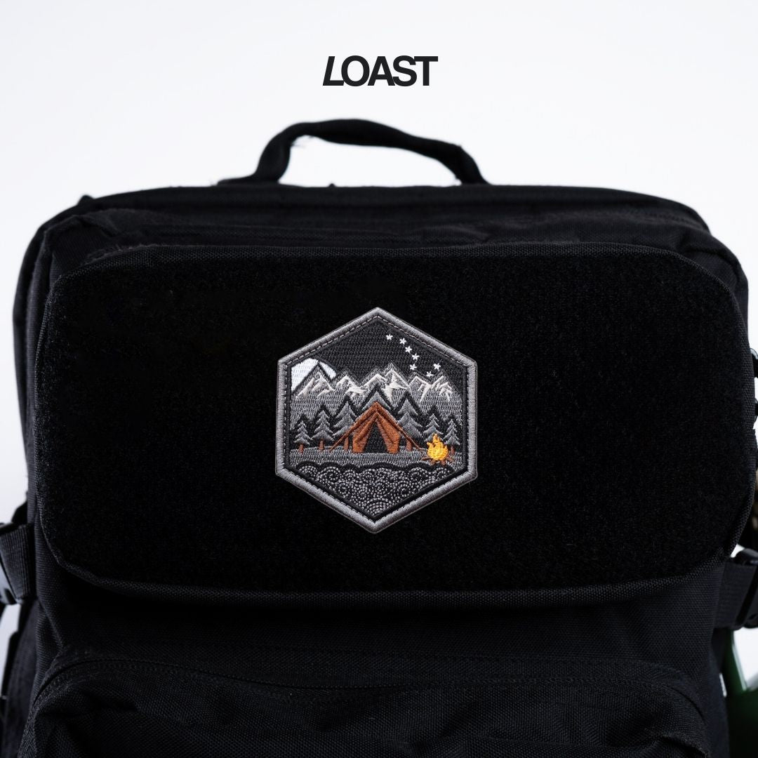 PARCHE DE NOCHE DE CAMPAMENTO DE DIAMANTE