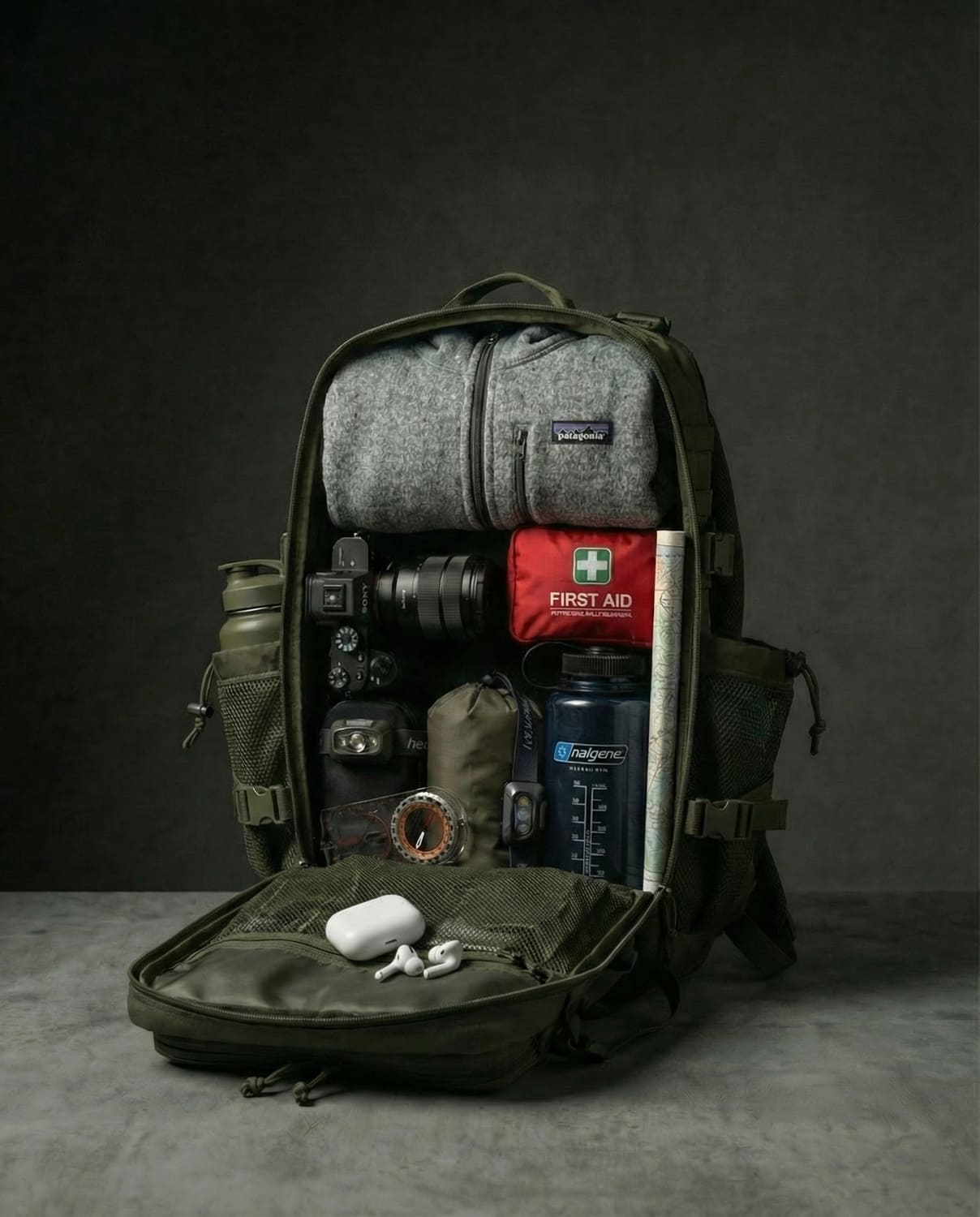 LOAST TRAVEL BACKPACK PRO 50L - GREEN