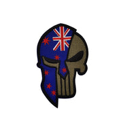 SPARTAN HELMET FLAG PATCH