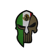 SPARTAN HELMET FLAG PATCH