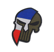 SPARTAN HELMET FLAG PATCH