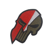 SPARTAN HELMET FLAG PATCH