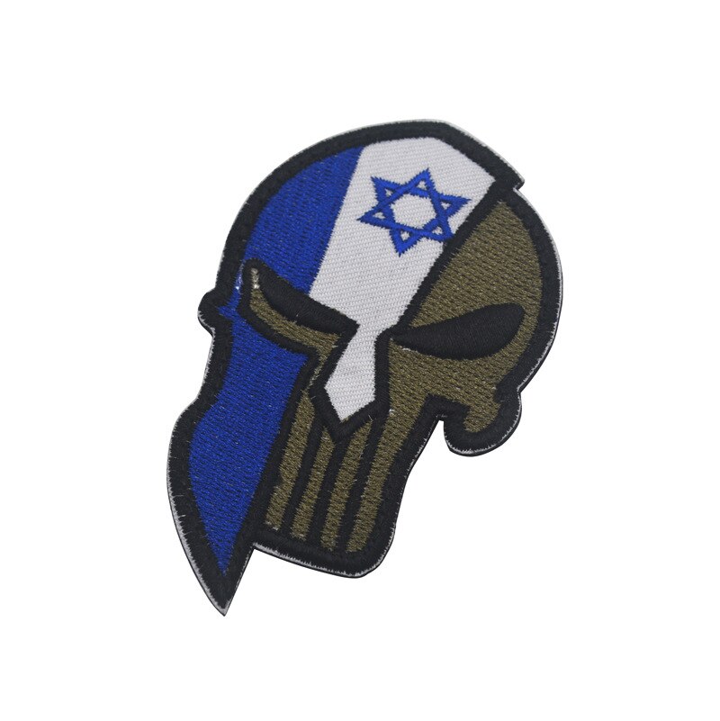 SPARTAN HELMET FLAG PATCH